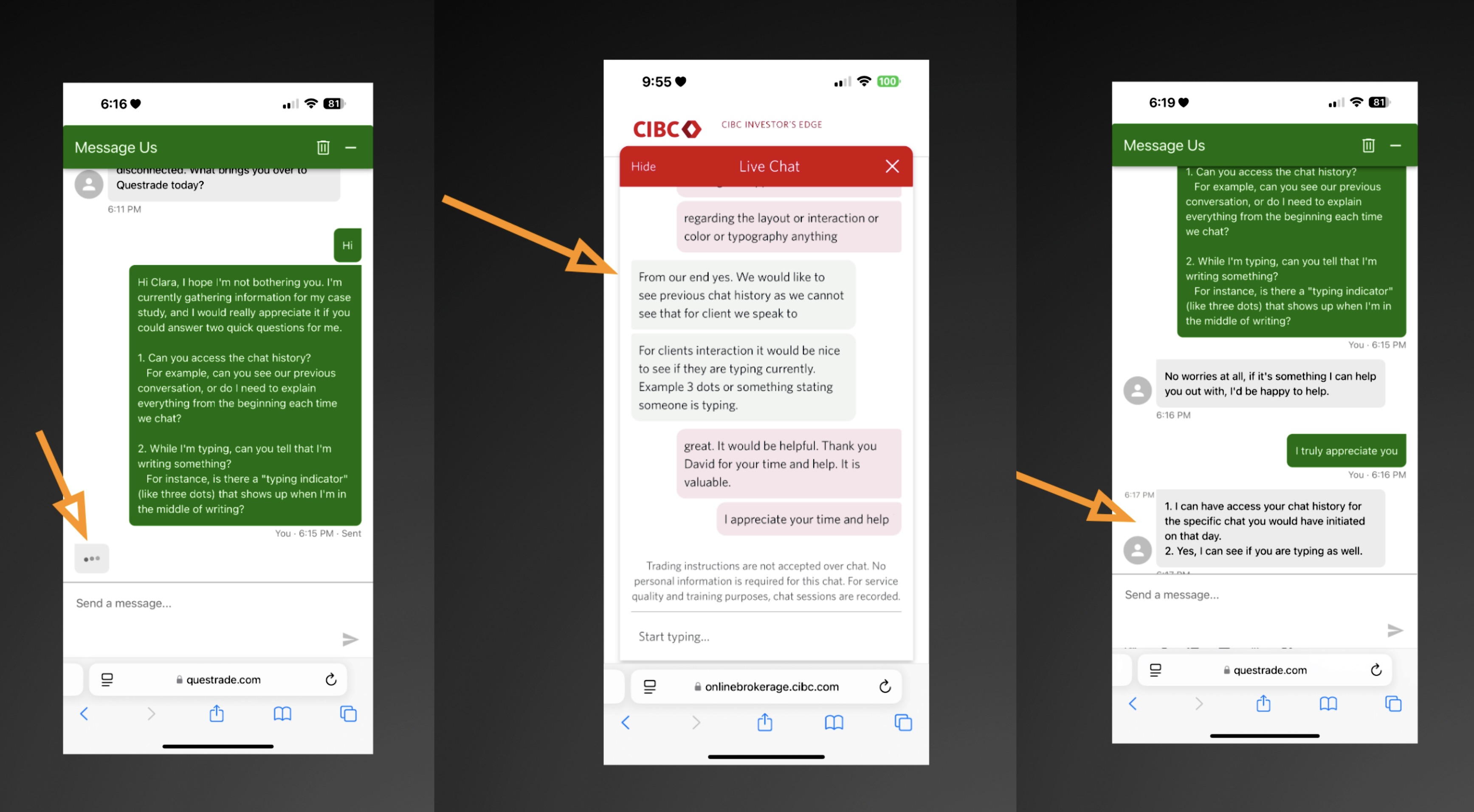 Investor’s Edge dashboard wireframe